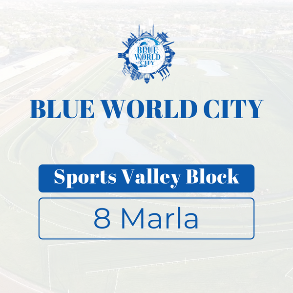 8 Marla Residential Plot Sports Valley Block Blue World City