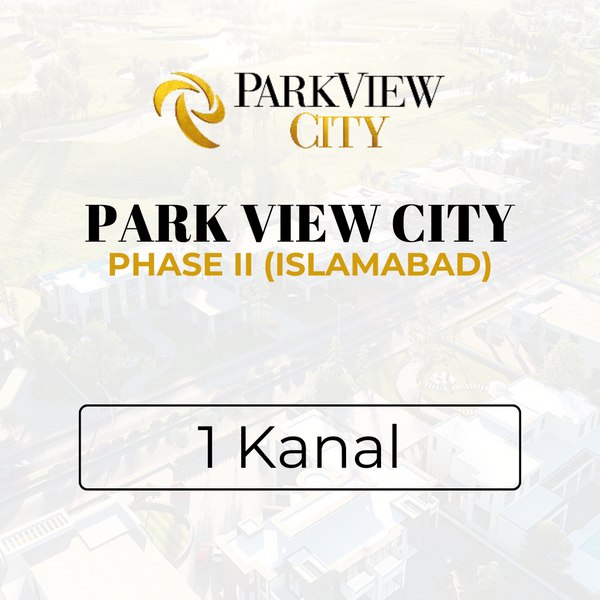 1 Kanal Plot Park View City Islamabad